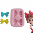Load image into Gallery viewer, Cute Bows #2 Silicone Mold 762 MA