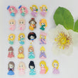 Load image into Gallery viewer, Lovely Little Princess Girl Flatback Cabochon - P1-P12/PP1-PP10 - Set of 5
