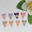 Load image into Gallery viewer, Mouse Flatback Resin Cabochon - D1/D8 - Set of 5