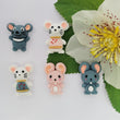 Load image into Gallery viewer, Animals Flatback Resin Cabochons - U1/U5 - Set of 5