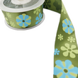 Load image into Gallery viewer, Flowers Satin Ribbon - 1 1/2" (38mm) - 5 yards
