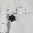 Load image into Gallery viewer, Small Quilt Flowers - #29 - Black - 25 units