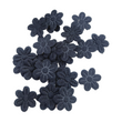 Load image into Gallery viewer, Small Quilt Flowers - #29 - Black - 25 units