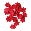 Load image into Gallery viewer, Small Quilt Flowers - #16 - Red - 25 units