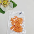 Load image into Gallery viewer, Small Quilt Flowers - #38 - Tangerine - 25 units