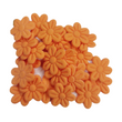 Load image into Gallery viewer, Small Quilt Flowers - #38 - Tangerine - 25 units