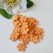 Load image into Gallery viewer, Small Quilt Flowers - #38 - Tangerine - 25 units