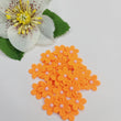 Load image into Gallery viewer, Small Quilt Flowers - #04Pearl - Carrot - 25 units