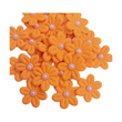Load image into Gallery viewer, Small Quilt Flowers - #04Pearl - Carrot - 25 units