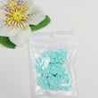 Load image into Gallery viewer, Small Quilt Flowers - #26 - Acqua - 25 units