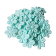 Load image into Gallery viewer, Small Quilt Flowers - #26 - Acqua - 25 units