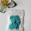 Load image into Gallery viewer, Small Quilt Flowers - #36 - Cerulean - 25 units