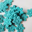 Load image into Gallery viewer, Small Quilt Flowers - #36 - Cerulean - 25 units