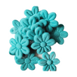 Load image into Gallery viewer, Small Quilt Flowers - #36 - Cerulean - 25 units