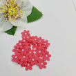 Load image into Gallery viewer, Small Quilt Flowers - #08Pearl - Hot Pink - 25 units