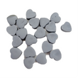 Load image into Gallery viewer, Clay Hearts - Set of 20 - Grey
