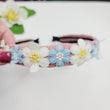 Load image into Gallery viewer, Pink with Fabric Flowers Headband