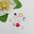 Load image into Gallery viewer, Resin Flatback Hearts for Craft - Mixed Colors - Set of 10