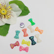 Load image into Gallery viewer, Resin Flatback Glitter Bows for Craft - Mixed Colors - Set of 10