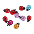 Load image into Gallery viewer, Flatback Resin Ladybugs for Craft - Mixed Colors - Set of 10