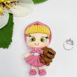 Load image into Gallery viewer, 348 Masha Clay Doll for Bow-Center, Jewelry Charms, Accessories, and More