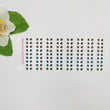 Load image into Gallery viewer, Adhesive Resin Eyes for Clays Multicolor STY R001 PP 72 Pairs