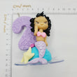 Load image into Gallery viewer, Mermaid Decorative Candle # 2 for cake top