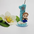 Load image into Gallery viewer, Blond Princess themed- Anna candle #1 for cake top