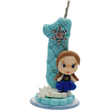 Load image into Gallery viewer, Blond Princess themed- Anna candle #1 for cake top