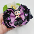Load image into Gallery viewer, Maleficent mermaid large hair-bow