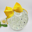 Load image into Gallery viewer, Gold Sparkles Headband with Large bow