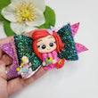 Load image into Gallery viewer, Bottom of the ocean Medium Hair-Bow