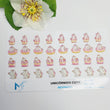 Load image into Gallery viewer, Adhesive resin for clays MF-109 cute unicorns (2.0 cm) 32 Units