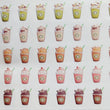 Load image into Gallery viewer, Adhesive resin for clays MF 108 cute drinks (2 cm) 50 Units