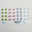 Load image into Gallery viewer, Adhesive Resin for Clays MF 43 Characters (1.5 MM) 32 Units