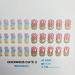 Load image into Gallery viewer, Adhesive resin for clays MF 110 cute deserts #2 (2 cm) 45 Units