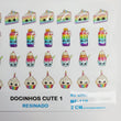 Load image into Gallery viewer, Adhesive resin for clays MF 110 cute deserts (2 cm) 40 Units