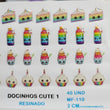 Load image into Gallery viewer, Adhesive resin for clays MF 110 cute deserts (2 cm) 40 Units