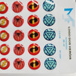 Load image into Gallery viewer, Adhesive resin for clays MF 26 super heroes symbols (1.5 cm) 40 Units