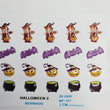 Load image into Gallery viewer, Adhesive resin for clays MF-107 Halloween #2 (2.0 cm) 28 Units