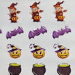 Load image into Gallery viewer, Adhesive resin for clays MF-107 Halloween #2 (2.0 cm) 28 Units