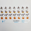 Load image into Gallery viewer, Adhesive resin for clays MF-107 Halloween #1 (2.0 cm) 28 Units