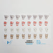 Load image into Gallery viewer, Adhesive resin for clays MF-97 cute animals #1 (1.8 cm) 32 Units