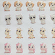 Load image into Gallery viewer, Adhesive resin for clays MF-97 cute animals #3 (1.8 cm) 32 Units