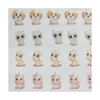 Load image into Gallery viewer, Adhesive resin for clays MF-97 cute animals #3 (1.8 cm) 32 Units