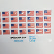 Load image into Gallery viewer, Adhesive resin for clays MF-82 American flag Rectangular ( 1.7 cm) 36 units