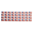 Load image into Gallery viewer, Adhesive resin for clays MF-82 American flag Rectangular ( 1.7 cm) 36 units