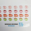 Load image into Gallery viewer, Adhesive resin for clays MF-80 Winter Drinks (1.5 cm) 32 Units