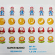 Load image into Gallery viewer, Adhesive resin for clays MF-84 Mario (1.8 cm) 36 Units