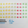 Load image into Gallery viewer, Adhesive resin for clays MF 14 care bear symbols MICRO (8 mm) 100 units